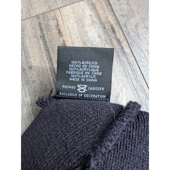 New Era Navy Notre Dame Fighting Irish Stripe Cuffed Pom Knit Hat - Picture 4 of 5